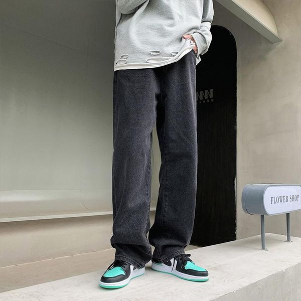 men's jeans blue/black men fashion casual biker baggy streetwear loose hip hop straight denim pants mens trouser -2xl
men's jeans blue/black men fashion casual biker baggy streetwear loose hip hop straight denim pants mens trouser -2xl