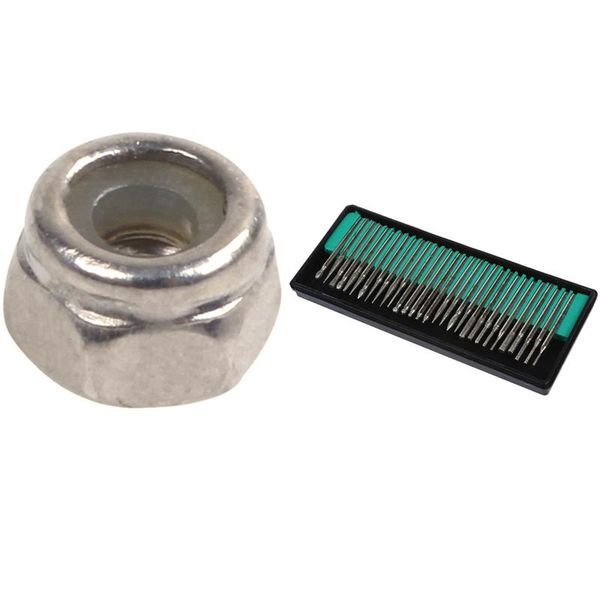 pcs diamond burrs grits rotary tool drill bit & 50 m2 nylon insert hex lock nuts storage bags
pcs diamond burrs grits rotary tool drill bit & 50 m2 nylon insert hex lock nuts storage bags