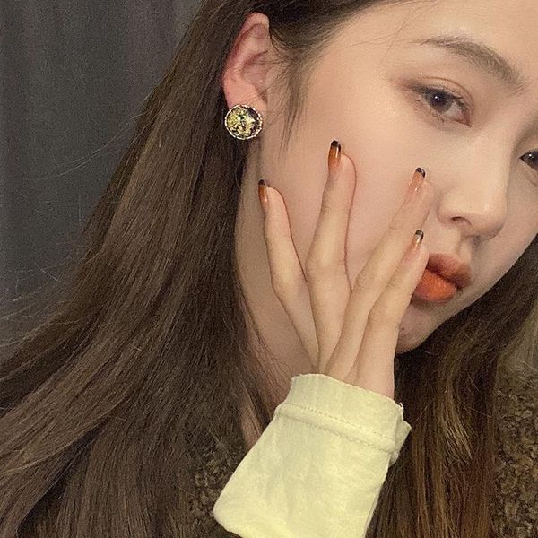 hoop & huggie personality niche design round gold foil earrings female korean dongdaemun exquisite small and simple ear studs, Golden;silver
hoop & huggie personality niche design round gold foil earrings female korean dongdaemun exquisite small and simple ear studs, Golden;silver