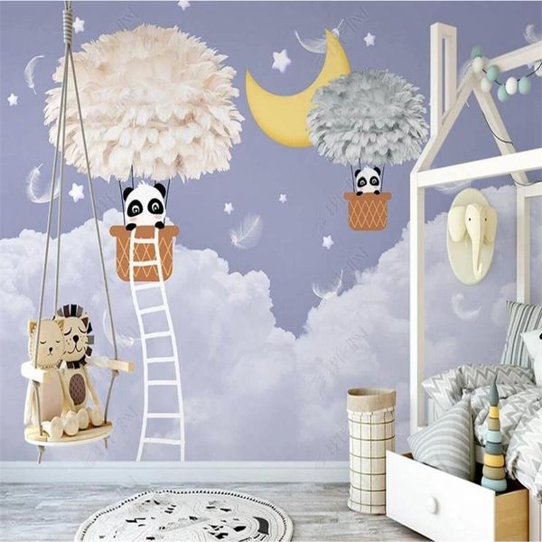 wallpapers nordic fantasy feather air balloon clouds starry sky children background wall paper cute cartoon home decor mural wallpaper
wallpapers nordic fantasy feather air balloon clouds starry sky children background wall paper cute cartoon home decor mural wallpaper