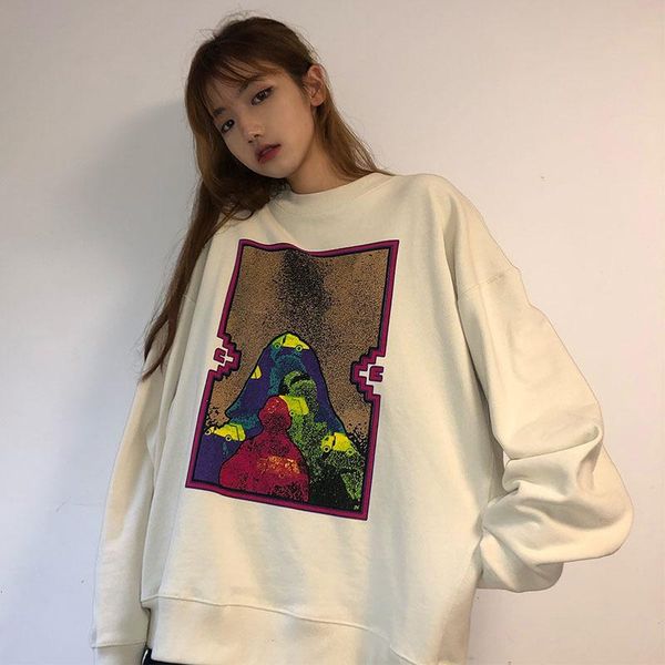 women's hoodies & sweatshirts high street fashion hip-hop sweater women loose korean ins lazy style bf thin oversize pullover qn*, Black
women's hoodies & sweatshirts high street fashion hip-hop sweater women loose korean ins lazy style bf thin oversize pullover qn*, Black