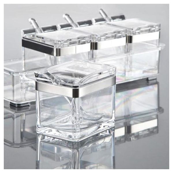 storage bottles & jars acrylic seasoning box spice jar set condiment cruet bottle kitchen supplies four in one with spoon organizer
storage bottles & jars acrylic seasoning box spice jar set condiment cruet bottle kitchen supplies four in one with spoon organizer