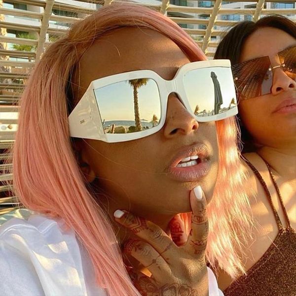 Leopard Suqare Women Sunglasses Oversize Flat Frame Sun Glasses Ladies Vintage One Piece Mirror Shades Ins Oculos Feminino, White;black
Leopard Suqare Women Sunglasses Oversize Flat Frame Sun Glasses Ladies Vintage One Piece Mirror Shades Ins Oculos Feminino, White;black