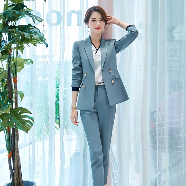 women's suits & blazers pant autumn winter workwear office suit women fashion slim double-breasted sets temperament formal, White;black
women's suits & blazers pant autumn winter workwear office suit women fashion slim double-breasted sets temperament formal, White;black