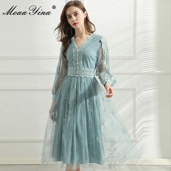 moaayina 2021 fashion designer summer elegant party dress women long sleeve gorgeous mesh lace patchwork embroidered casual dresses, Black;gray
moaayina 2021 fashion designer summer elegant party dress women long sleeve gorgeous mesh lace patchwork embroidered casual dresses, Black;gray