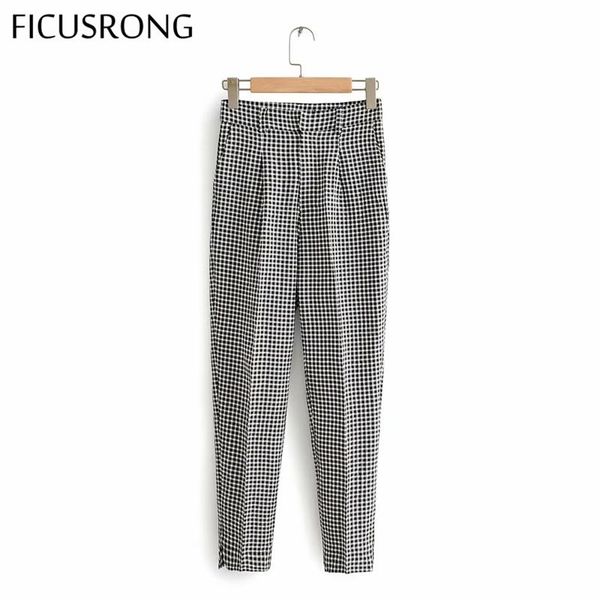 women's pants & capris fashion women plaid long casual regular pencil 2021 black white female office lady ficusrong
women's pants & capris fashion women plaid long casual regular pencil 2021 black white female office lady ficusrong