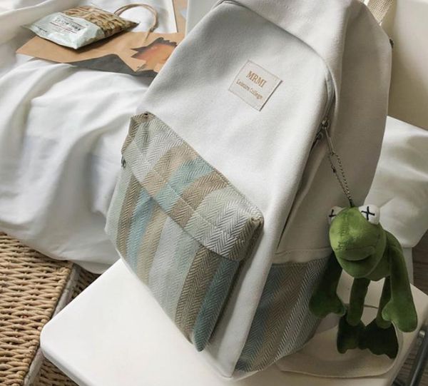 outdoor bags panelled stripe women casual backpack teenage girls quietly elegant school backpacks travel frog canvas bag mochila df176
outdoor bags panelled stripe women casual backpack teenage girls quietly elegant school backpacks travel frog canvas bag mochila df176
