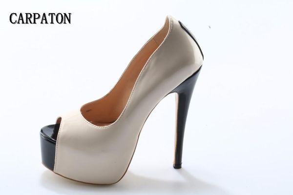 est platform pumps for women 2021 peep toe high heel shoes super nude leather dress heels office lady, Black
est platform pumps for women 2021 peep toe high heel shoes super nude leather dress heels office lady, Black