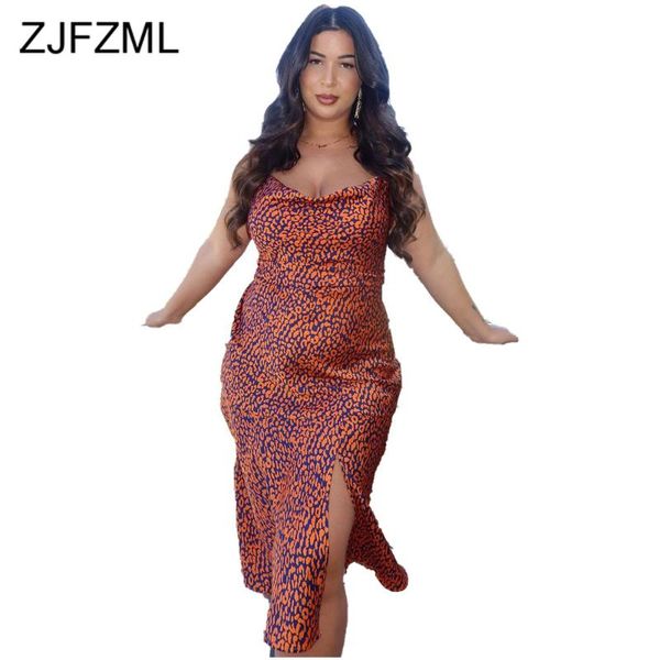 spaghetti strap summer party club dresses for women wrap chest sleeveless bandage vestidos elegant leopard side split slim dress casual, Black;gray
spaghetti strap summer party club dresses for women wrap chest sleeveless bandage vestidos elegant leopard side split slim dress casual, Black;gray