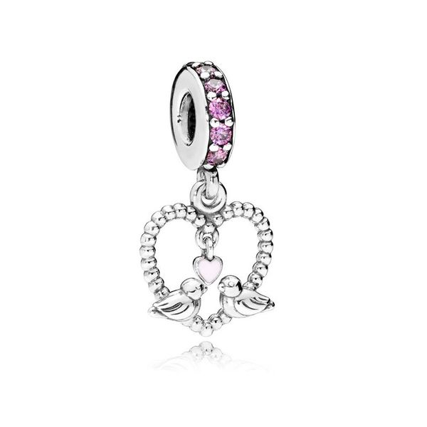 fits pandora bracelets 20pcs love bird crystal pendant charms beads silver charms bead for women diy european necklace jewelry, Black
fits pandora bracelets 20pcs love bird crystal pendant charms beads silver charms bead for women diy european necklace jewelry, Black