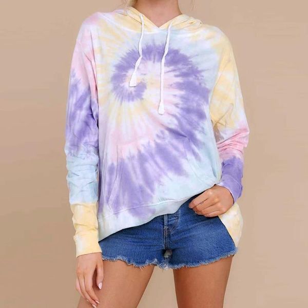 women's hoodies & sweatshirts fall 2021 hoodie multi-color casual women pull rope sweatshirt tie-dye long sleeve, Black
women's hoodies & sweatshirts fall 2021 hoodie multi-color casual women pull rope sweatshirt tie-dye long sleeve, Black