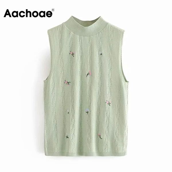 aachoae elegant floral embroidery knitted vest sweater women vintage o neck waistcoat ladies sleeveless pullover 210413, White;black
aachoae elegant floral embroidery knitted vest sweater women vintage o neck waistcoat ladies sleeveless pullover 210413, White;black