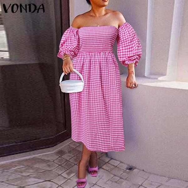 casual dresses holiday plaid dress 2021 vonda women summer sundress long sleeve off shoulder party vestidos oversized, Black;gray
casual dresses holiday plaid dress 2021 vonda women summer sundress long sleeve off shoulder party vestidos oversized, Black;gray