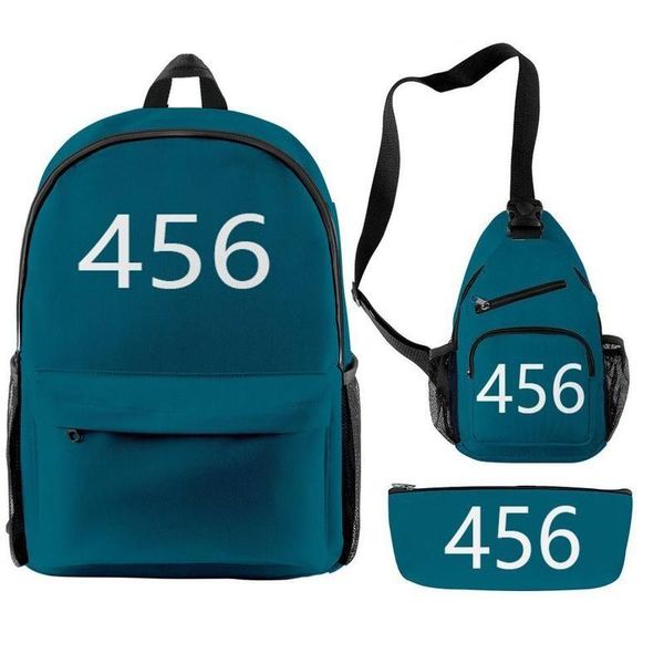 backpack korean drama squid game women 456 218 three-piece oxford cloth student bag sports crossbody
backpack korean drama squid game women 456 218 three-piece oxford cloth student bag sports crossbody