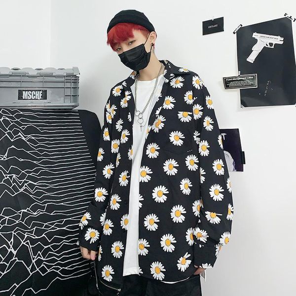 men's casual shirts little daisy long sleeve shirt loose print chrysanthemum same for men streetwear clothes china npjd, White;black
men's casual shirts little daisy long sleeve shirt loose print chrysanthemum same for men streetwear clothes china npjd, White;black