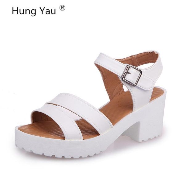 Hung Yau Women Gladiator Sandals Platform Peep Toe Solid Color Thick High Heel Summer Casual Shoes Woman Plus Size 33-45, Black
Hung Yau Women Gladiator Sandals Platform Peep Toe Solid Color Thick High Heel Summer Casual Shoes Woman Plus Size 33-45, Black