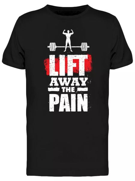 lift away the pain tee men's -image by shutterstock, White;black
lift away the pain tee men's -image by shutterstock, White;black