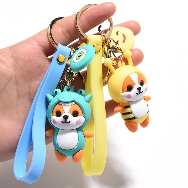 2021 fashion keychain cartoon pvc soft glue little squirrel animal doll key chain creative pendant exquisite car bag pendant gift, Silver
2021 fashion keychain cartoon pvc soft glue little squirrel animal doll key chain creative pendant exquisite car bag pendant gift, Silver
