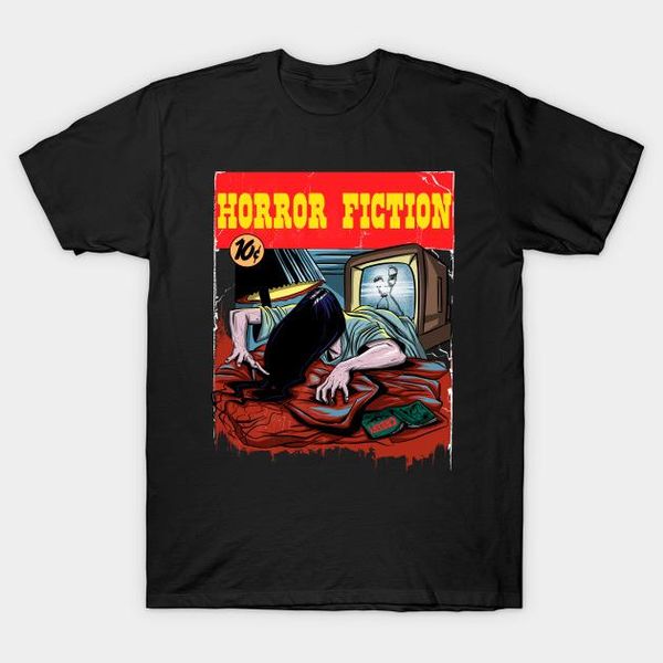 horror fiction samara the ring movie pulp fiction parody funny black tshirt s6xl, White;black
horror fiction samara the ring movie pulp fiction parody funny black tshirt s6xl, White;black