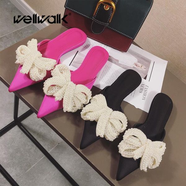 pearl bow mules shoes women ultimate chic flats slippers female dress satin designer slides 2021 brand, Black
pearl bow mules shoes women ultimate chic flats slippers female dress satin designer slides 2021 brand, Black