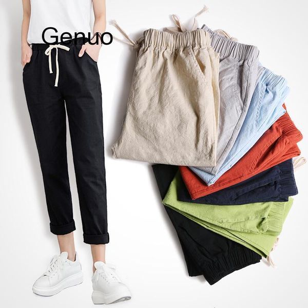 women's pants & capris brand chic loose cotton linen women soft harem breathable slim ankle length korean leisure hallen black, Black;white
women's pants & capris brand chic loose cotton linen women soft harem breathable slim ankle length korean leisure hallen black, Black;white