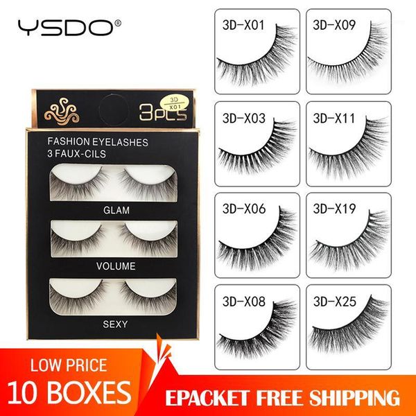 10 boxes false eyelashes wholesale natural long mink 3d hair lashes 30 pairs makeup fake extension dx1
10 boxes false eyelashes wholesale natural long mink 3d hair lashes 30 pairs makeup fake extension dx1