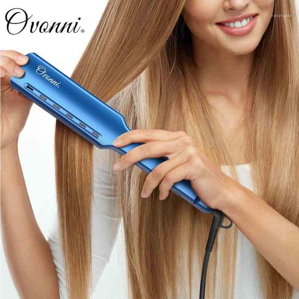 ovonni professional titanium flat iron hair straightener instant heating adjustable temperature dual voltage straightening irons1, Black
ovonni professional titanium flat iron hair straightener instant heating adjustable temperature dual voltage straightening irons1, Black