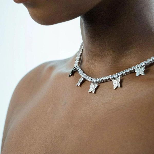 chokers trendy cute shining crystal butterfly choker necklace for women silver color small animals pendant rhinestone jewelry, Golden;silver
chokers trendy cute shining crystal butterfly choker necklace for women silver color small animals pendant rhinestone jewelry, Golden;silver