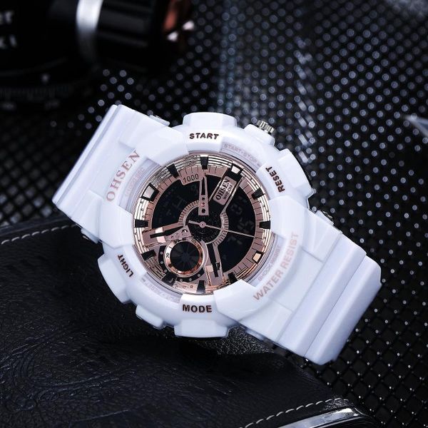 wristwatches ohsen brand watch men sport led digital male clock wristwatch mens luxury relogios masculino montre homme, Slivery;brown
wristwatches ohsen brand watch men sport led digital male clock wristwatch mens luxury relogios masculino montre homme, Slivery;brown
