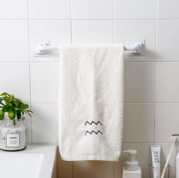 towel racks bar black and white plastic wall mounted bathroom self-adhesive rack single rod storage
towel racks bar black and white plastic wall mounted bathroom self-adhesive rack single rod storage