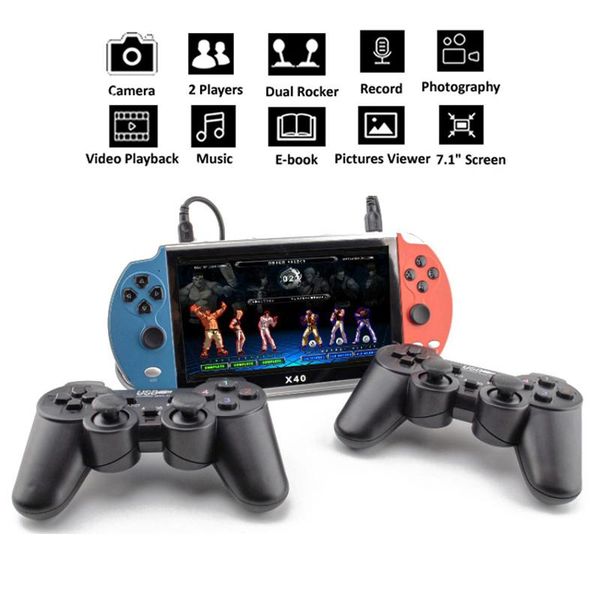 video game 7.1inch lcd double rocker portable handheld retro console mp5 player tf card for nes 3000 players
video game 7.1inch lcd double rocker portable handheld retro console mp5 player tf card for nes 3000 players