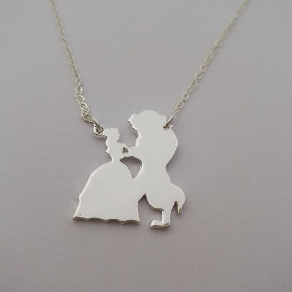 pendant necklaces necklace princess prince love for movie fairy tale victorian charm jewelry, Silver
pendant necklaces necklace princess prince love for movie fairy tale victorian charm jewelry, Silver