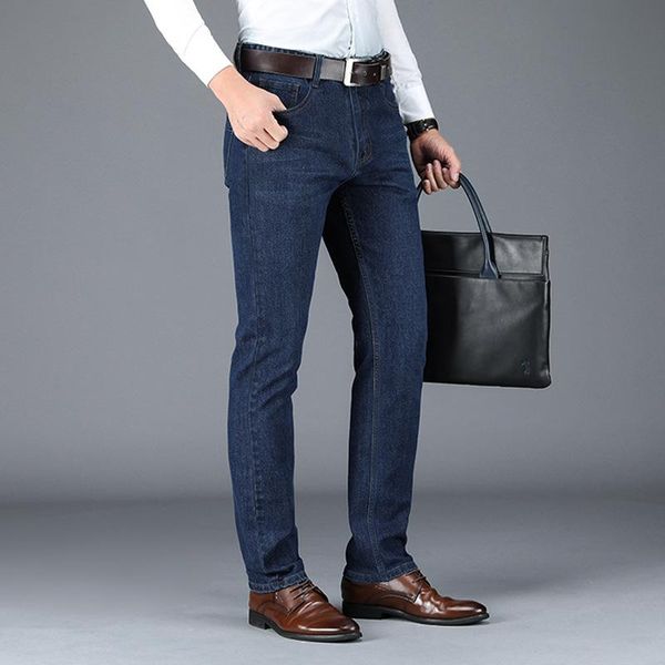 men's jeans autumn winter for men brand stretch straight male business casual pant plus size denim long trousers black blue
men's jeans autumn winter for men brand stretch straight male business casual pant plus size denim long trousers black blue