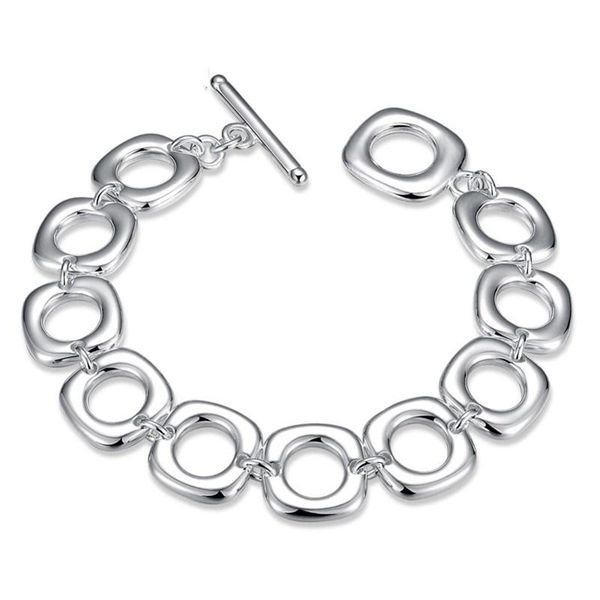 square round fashion jewelry for women men bangle charm bracelets, Golden;silver
square round fashion jewelry for women men bangle charm bracelets, Golden;silver