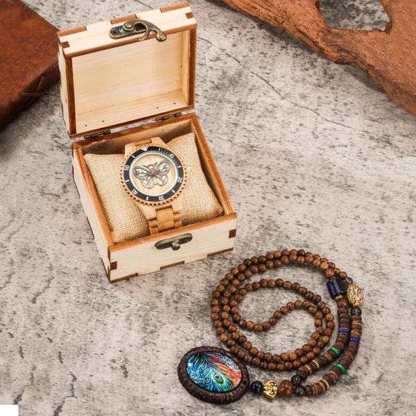 wristwatches handmade necklace buddhist wood beads pendant with butterfly face quartz men's wristwatch classical wooden band clock, Slivery;brown
wristwatches handmade necklace buddhist wood beads pendant with butterfly face quartz men's wristwatch classical wooden band clock, Slivery;brown