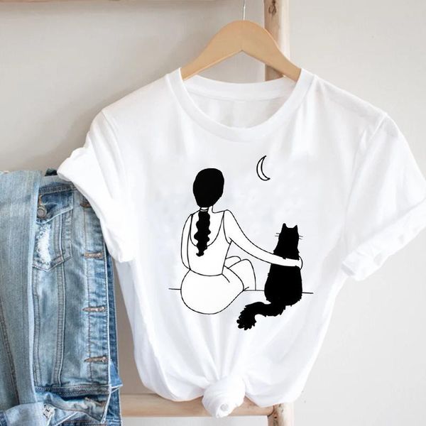 women clothing cartoon animal friends funny cat cute 90s girl fashion clothes print tee tshirt female graphic t-shirt women's, White
women clothing cartoon animal friends funny cat cute 90s girl fashion clothes print tee tshirt female graphic t-shirt women's, White