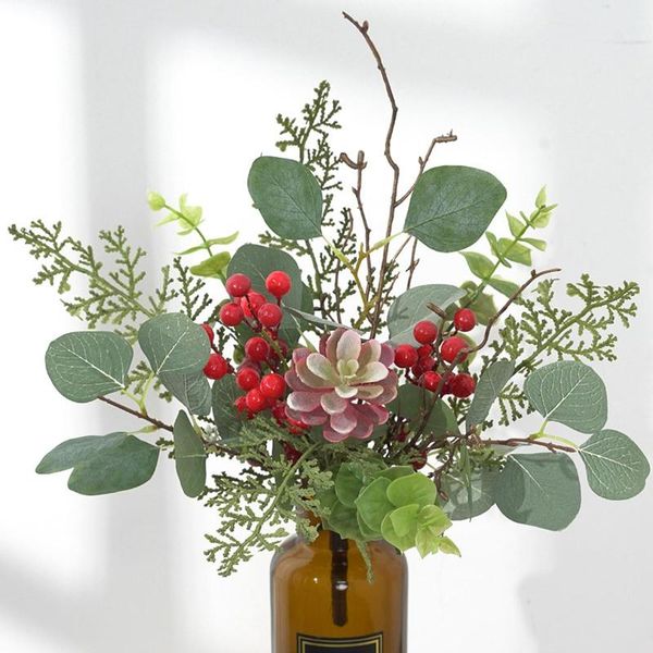 1bouquet artificial berry fake flower home cafe party garden decor gift decorative flowers & wreaths
1bouquet artificial berry fake flower home cafe party garden decor gift decorative flowers & wreaths