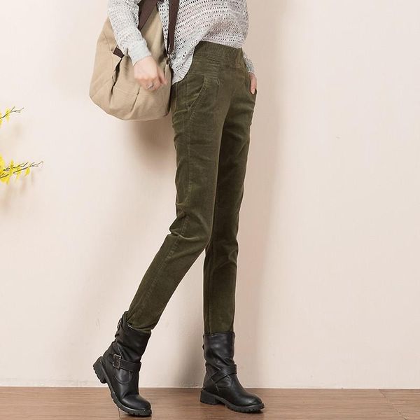 women's pants & capris women trousers casual high waist plus size thick elastic velvet pencil autumn winter corduroy, Black;white
women's pants & capris women trousers casual high waist plus size thick elastic velvet pencil autumn winter corduroy, Black;white