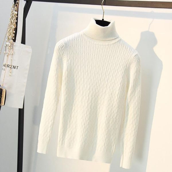 women's sweaters 2022 autumn winter long sleeve warm knitted pullover sweater turtleneck female solid korean style thick women's, White;black
women's sweaters 2022 autumn winter long sleeve warm knitted pullover sweater turtleneck female solid korean style thick women's, White;black