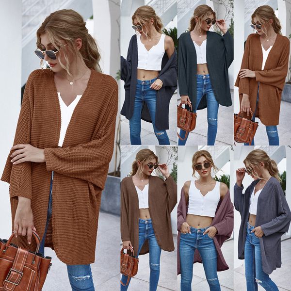 office ol commute knitted long cardigan women autumn and winter retro v-neck casual loose oversized female sweater 210423, White
office ol commute knitted long cardigan women autumn and winter retro v-neck casual loose oversized female sweater 210423, White
