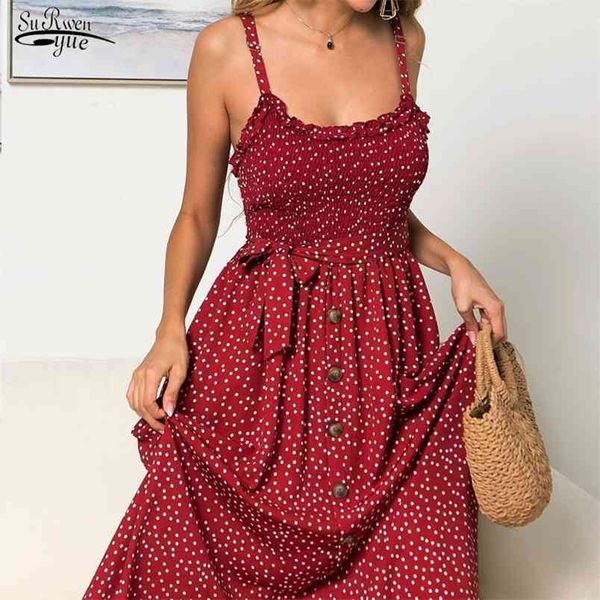summer slash neck sleeveless party beach print midi dress women's sling polka dot long dresses fashion casual sundress 210421, Black;gray
summer slash neck sleeveless party beach print midi dress women's sling polka dot long dresses fashion casual sundress 210421, Black;gray