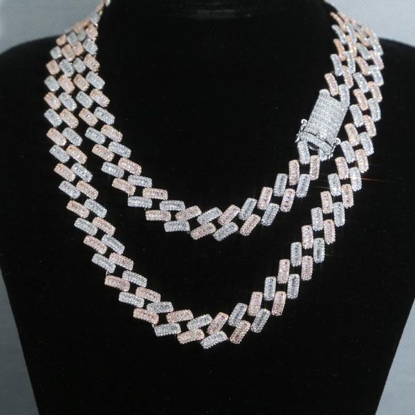 chains iced out 15mm wide cuban chain with rose gold silver color plated two tone heavy necklace for women men hip hop punk jewelry
chains iced out 15mm wide cuban chain with rose gold silver color plated two tone heavy necklace for women men hip hop punk jewelry