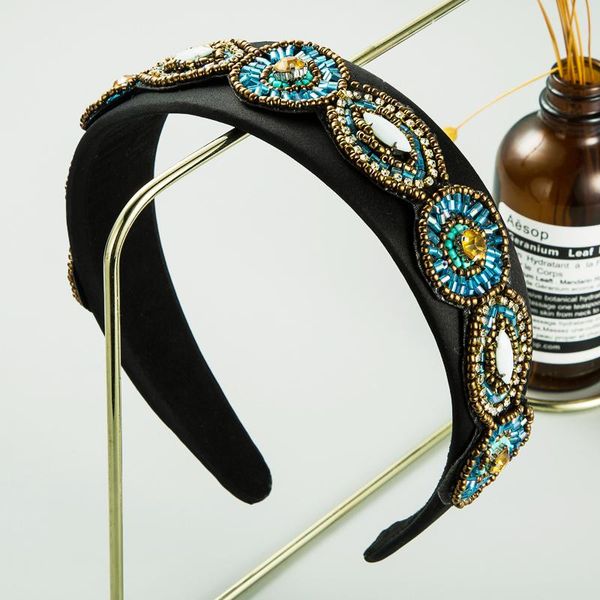 hair clips & barrettes ins baroque color crystal headband for women elegant hand sewn blue rice bead band women's wedding party accesso, Golden;silver
hair clips & barrettes ins baroque color crystal headband for women elegant hand sewn blue rice bead band women's wedding party accesso, Golden;silver
