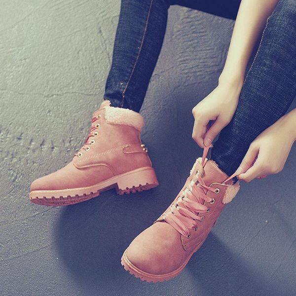 boots send lace snow woman 2021 casual ankle round toe women shoes platform pink booties winter plush, Black
boots send lace snow woman 2021 casual ankle round toe women shoes platform pink booties winter plush, Black