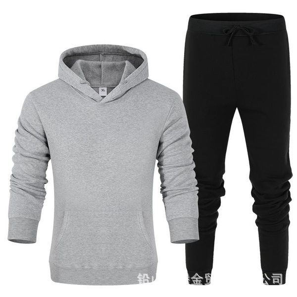 men's tracksuits 2021 letter solid printed jacket with hat sports suit couple quick dry casual running autumn long sleeve 2-piece se, Gray
men's tracksuits 2021 letter solid printed jacket with hat sports suit couple quick dry casual running autumn long sleeve 2-piece se, Gray