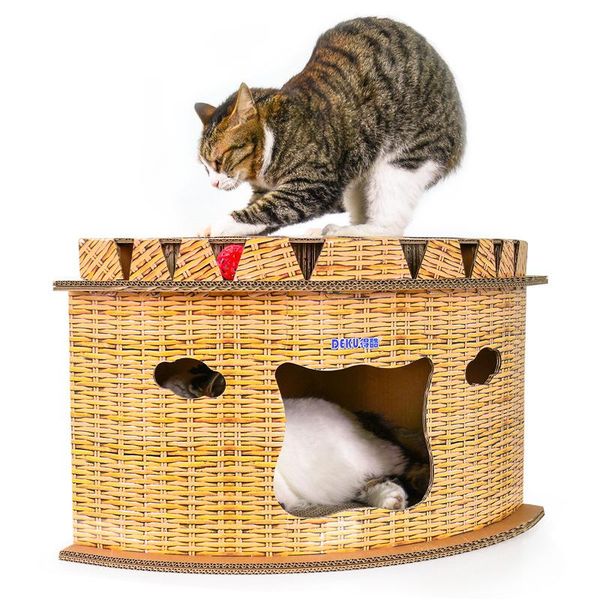 cat toys scratch board custom litter corner fan-shaped house claw toy creative
cat toys scratch board custom litter corner fan-shaped house claw toy creative
