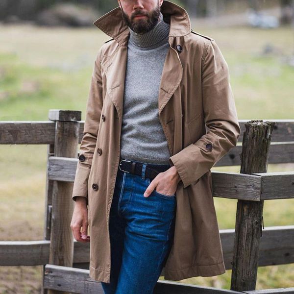 men's trench coats mens jacket 2021 fashion autumn men long cotton windbreaker jackets overcoat male casual winter outwear coat, Tan;black
men's trench coats mens jacket 2021 fashion autumn men long cotton windbreaker jackets overcoat male casual winter outwear coat, Tan;black
