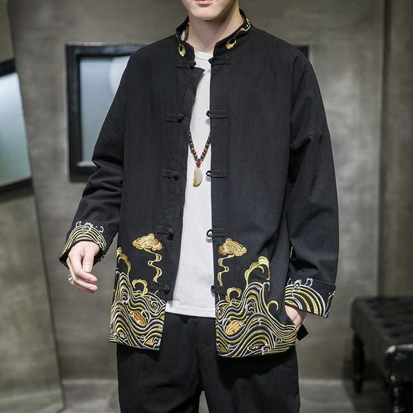 chinese style embroidery jacket 2021 cotton linen tang suit hanfu men button tunic plus size cloting t2358 ethnic clothing, Red
chinese style embroidery jacket 2021 cotton linen tang suit hanfu men button tunic plus size cloting t2358 ethnic clothing, Red