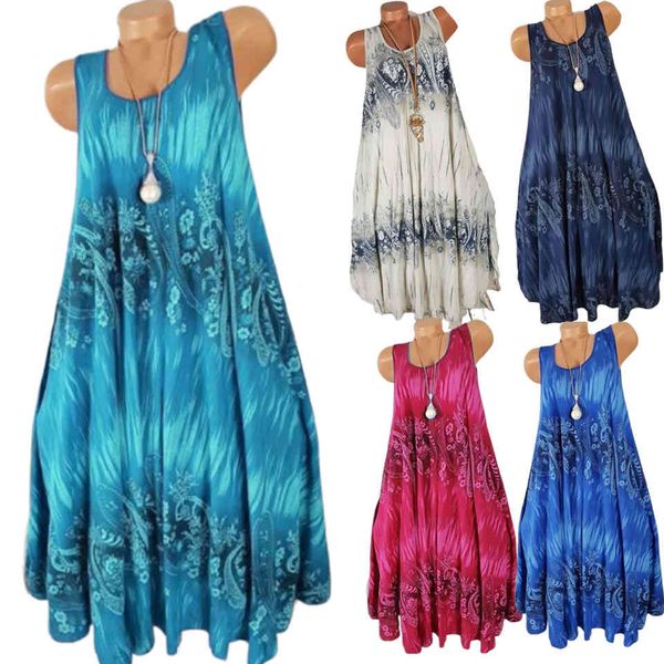 vintage dressed in digital printing for sleeveless woman plus size xl 5xl casual sukienka wear summer drapeja dress frill robe ete 2021, Black;gray
vintage dressed in digital printing for sleeveless woman plus size xl 5xl casual sukienka wear summer drapeja dress frill robe ete 2021, Black;gray