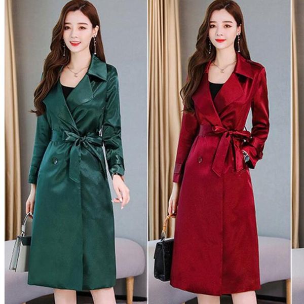 women's trench coats coat women autumn winter windbreaker double breasted long trenchcoat female overcoat ladies outwear burgundy black, Tan;black
women's trench coats coat women autumn winter windbreaker double breasted long trenchcoat female overcoat ladies outwear burgundy black, Tan;black
